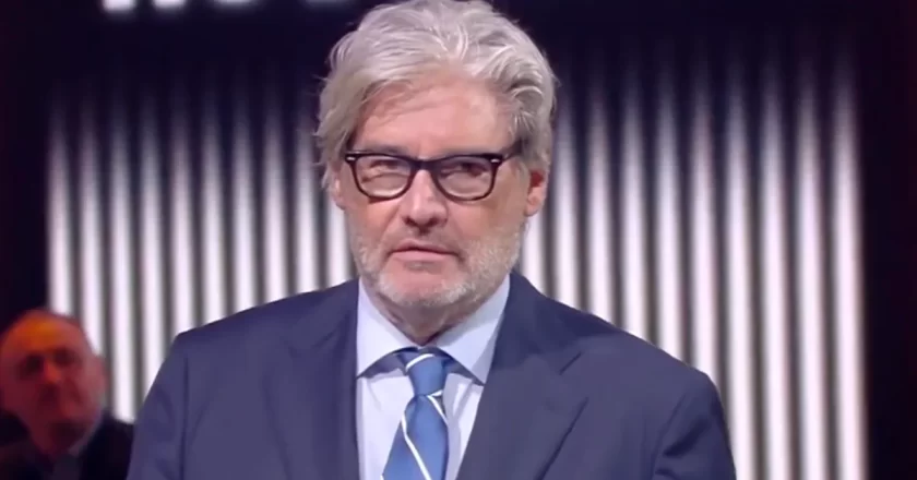 Del Debbio risponde a Solovyev in diretta: “La vergogna della razza umana sei tu, non Meloni”