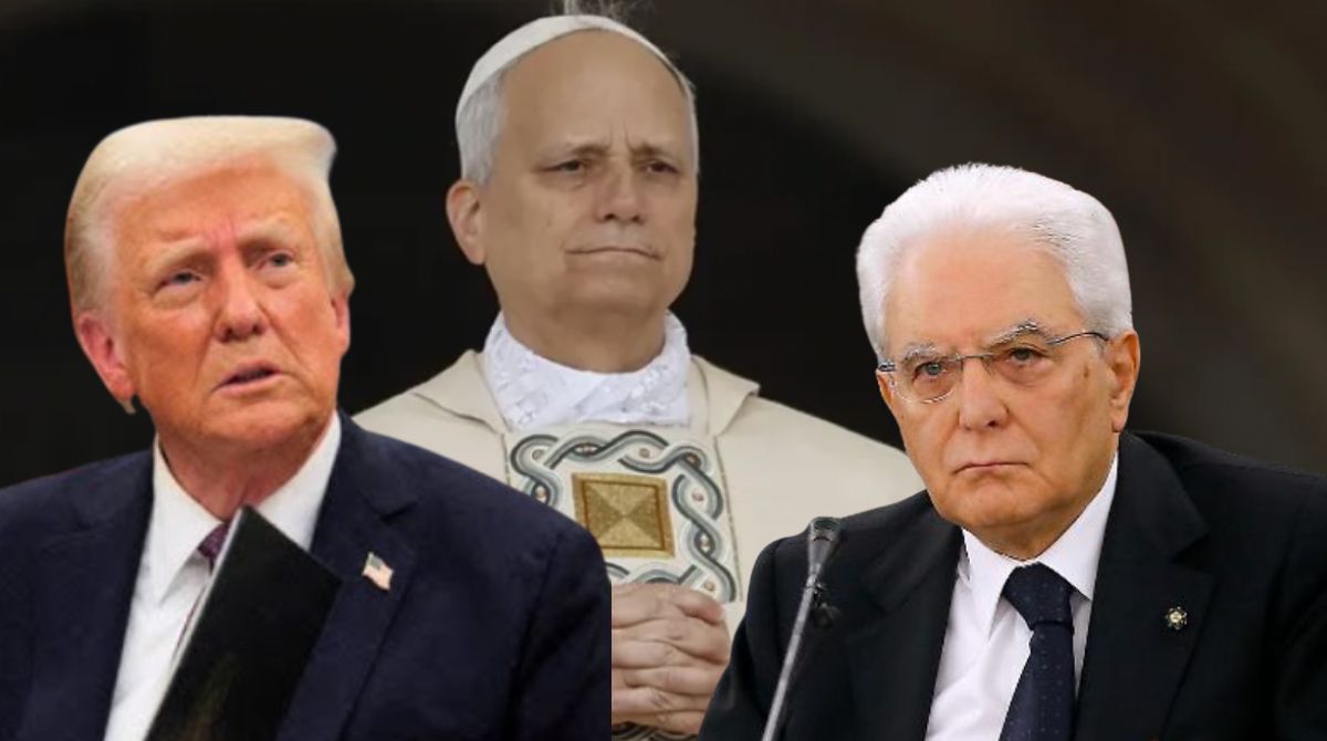 trump mattarella papa leone