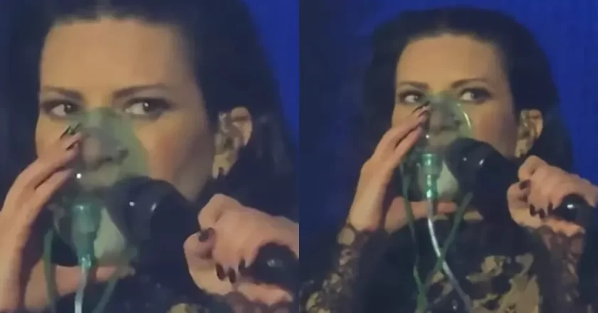 Laura Pausini interrompe il concerto e usa l’ossigeno sul palco: cosa è successo