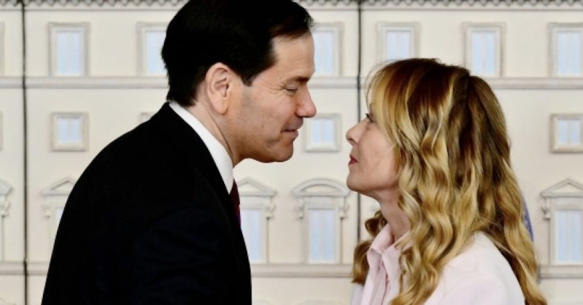 Rubio incontra Meloni, colloquio finito. La frase in italiano: cosa ha detto alla premier