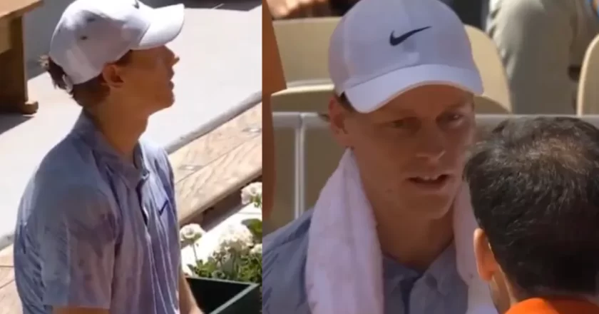 Sinner al San Raffaele di Milano per accertamenti dopo il malore al Roland Garros