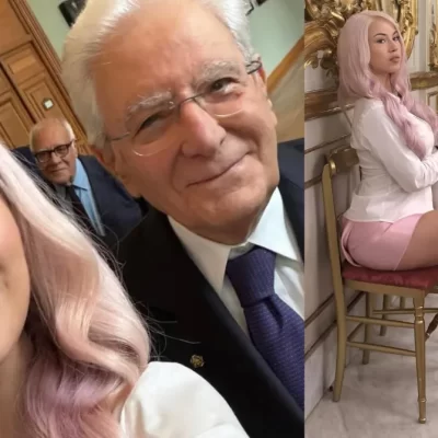 Anna Pepe al Quirinale con Mattarella: il selfie social scatena polemiche sul look