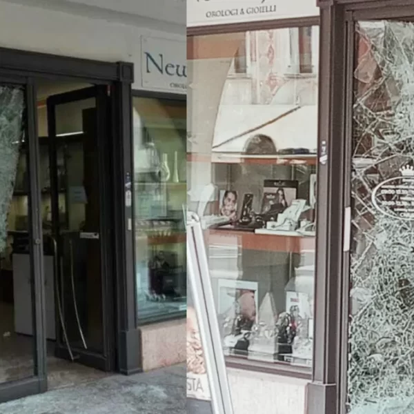 Ladri sfondano il caveau della gioielleria e fuggono con oro e gioielli per centinaia di migliaia di euro