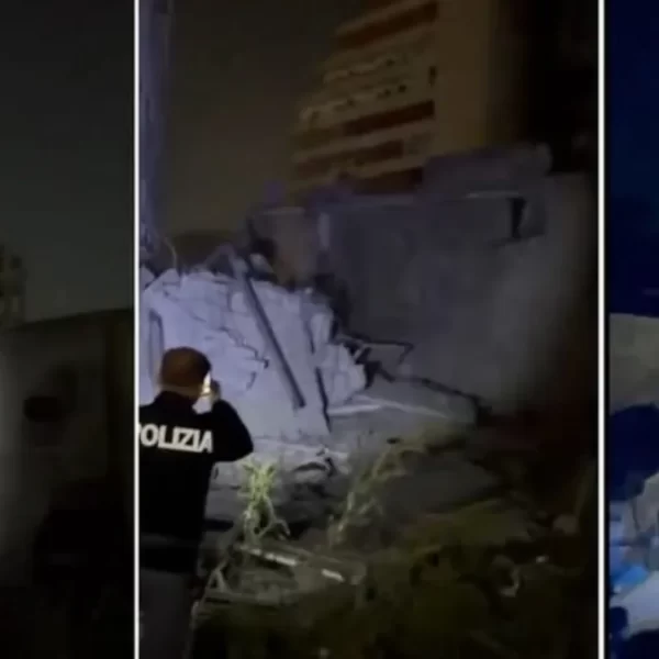 Italia, crolla una parte della Vela Rossa durante la demolizione: paura tra i residenti