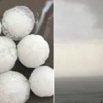 Maltempo in Italia: grandine come palline da golf, strade come fiumi di ghiaccio