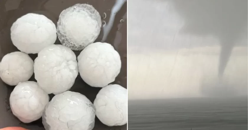Maltempo in Italia: grandine come palline da golf, strade come fiumi di ghiaccio