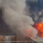 “Inferno di fuoco”. Terribile incendio al supermercato