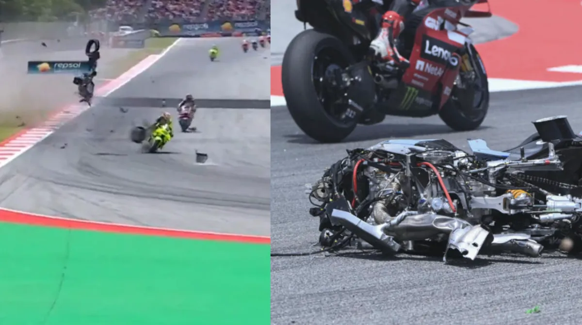 MotoGP choc: Alex Marquez vola contro il muro, gara fermata due volte