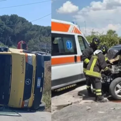Scuolabus si scontra con un’auto a Mazara del Vallo: 13 feriti, coinvolti 8 bambini