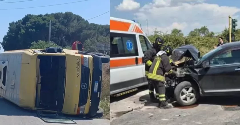 Scuolabus si scontra con un’auto a Mazara del Vallo: 13 feriti, coinvolti 8 bambini