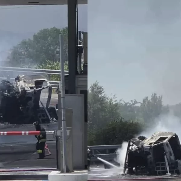 Incendio cisterna a Riccione, due feriti e casello A14 chiuso: traffico in tilt