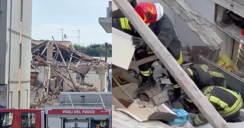 Esplosione e crollo a Porto Sant’Elpidio: muore Giuseppe Pieroni