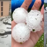 Maltempo al Nord, grandine grossa come palline da golf colpisce Brescia, Venezia, Legnano e Treviso – VIDEO