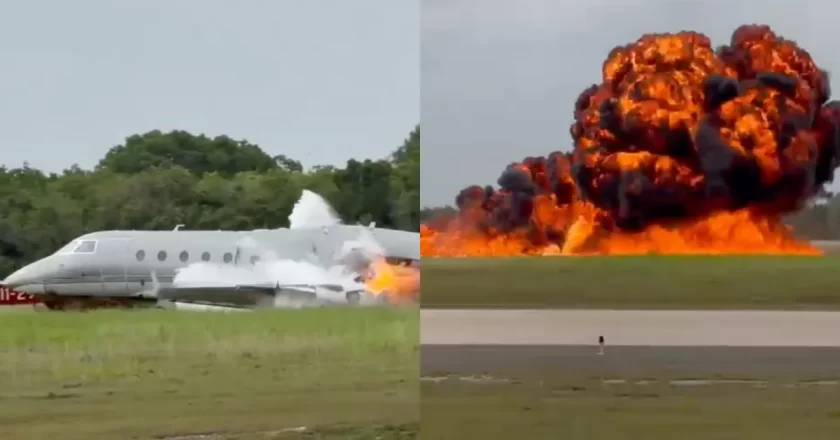 Jet privato esplode in pista: morti i due piloti – VIDEO