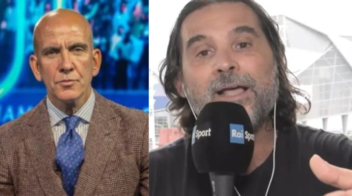 Paolo Di Canio e Lele Adani, protagonisti della polemica sulle telecronache dei Mondiali 2026