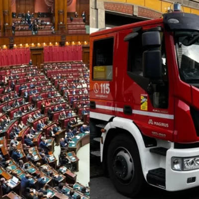 Camera, principio d’incendio nella sala stampa di Montecitorio: fumo e paura