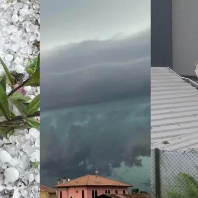 Maltempo al Nord: tornado nel Vicentino, grandine a Torino e neve sullo Stelvio. Domani allerta al Centro-Sud