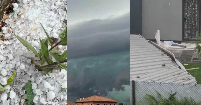 Maltempo al Nord: tornado nel Vicentino, grandine a Torino e neve sullo Stelvio. Domani allerta al Centro-Sud