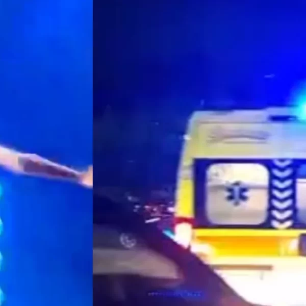 Noemi cade dal palco durante il concerto a San Salvo: soccorsa e portata in ospedale