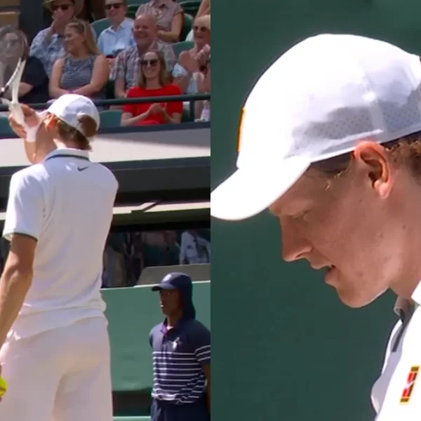 Wimbledon, il saluto di Sinner al piccolo tifoso diventa virale durante il match con Struff