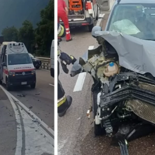 Tamponamento a catena sulla Valsugana, due feriti: statale 47 chiusa e traffico in tilt