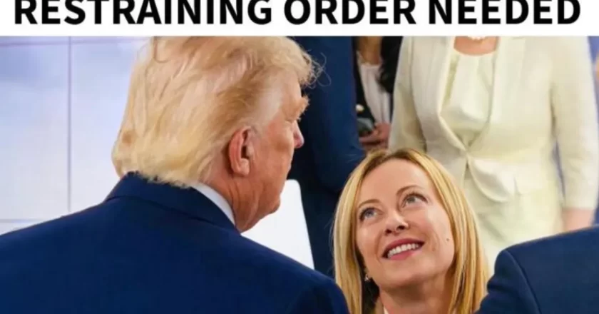 Trump vs Meloni, cos’è il “restraining order” invocato dal presidente USA