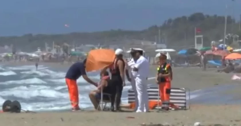 Tragedia sul litorale di Fano: bagnante di 50 anni muore in mare davanti alla moglie e ai tre figli