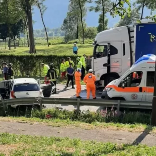 Incidente a Cisano Bergamasco, morto il motociclista Vincenzo Mannarino