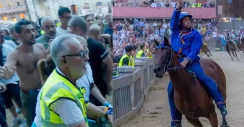 Palio di Siena, vince il Nicchio con Tittia: il fantino cade e finisce in ospedale