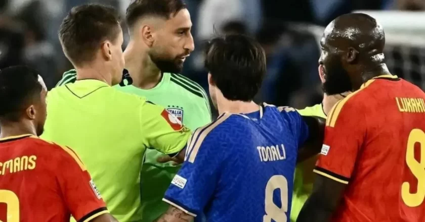 Italia-Belgio 0-2 Nations League. Rissa tra Donnarumma e Lukaku al fischio finale