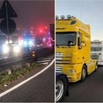 Tragedia alla protesta dei tir, un morto: ambulanze e polizia sul posto