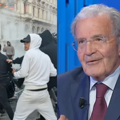 Prodi a Otto e mezzo sulle violenze a Milano: «Questo mi turba moltissimo»