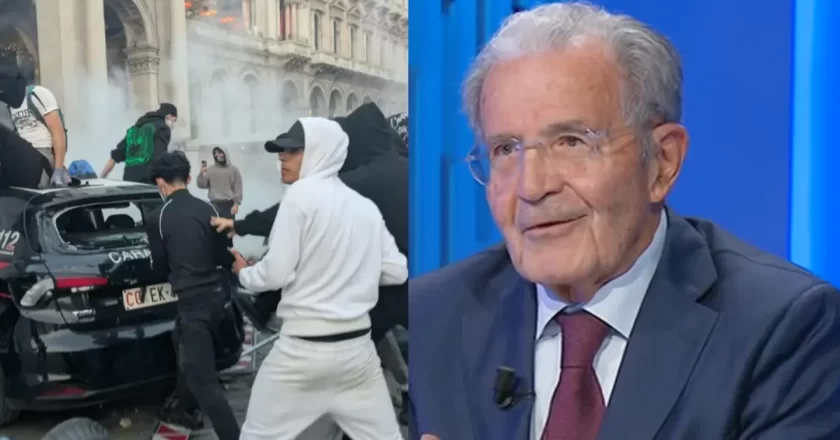 Prodi a Otto e mezzo sulle violenze a Milano: «Questo mi turba moltissimo»